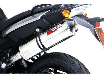 SCORPION EXHAUST BMW F800 GT 2013-19 / F800 R 2009-19 Serket Parallel Slip-on