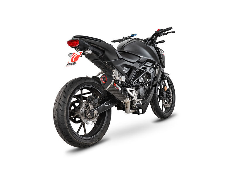 SCORPION EXHAUST Honda CB 125 R, Euro 5+ Serket Taper Full System click to zoom image