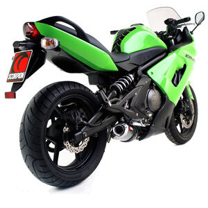 SCORPION EXHAUST Kawasaki ER6 F / N  Factory Oval Slip-on 2006 > 2011
