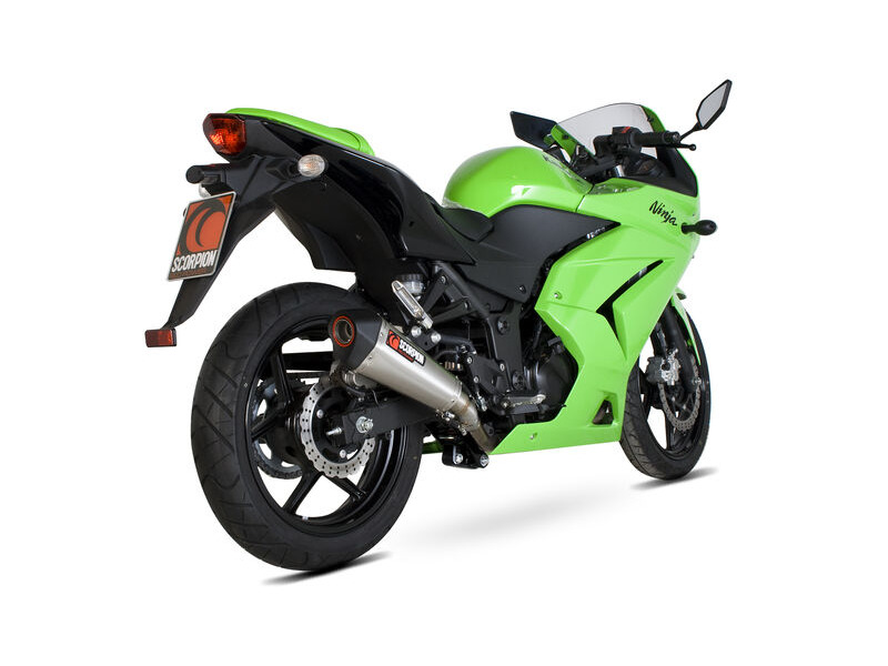 SCORPION EXHAUST Kawasaki Ninja 250R Serket Taper Slip-on click to zoom image