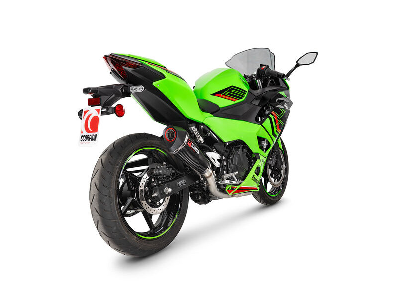 SCORPION EXHAUST Kawasaki Ninja 500 (Euro 5+) Serket Taper Race System click to zoom image