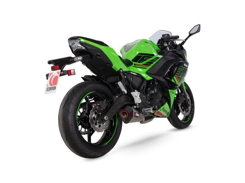 SCORPION EXHAUST Kawasaki Ninja 650 Serket Taper Full System click to zoom image