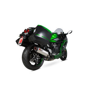 SCORPION EXHAUST Kawasaki Ninja H2-SX / H2-SX SE Serket Parallel Slip-on 2018 > 2020