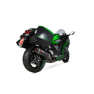 SCORPION EXHAUST Kawasaki Ninja H2-SX / H2-SX SE Serket Parallel Slip-on 2018 > 2020
