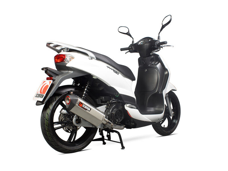 SCORPION EXHAUST Peugeot Tweet 125 Serket Parallel Full System click to zoom image