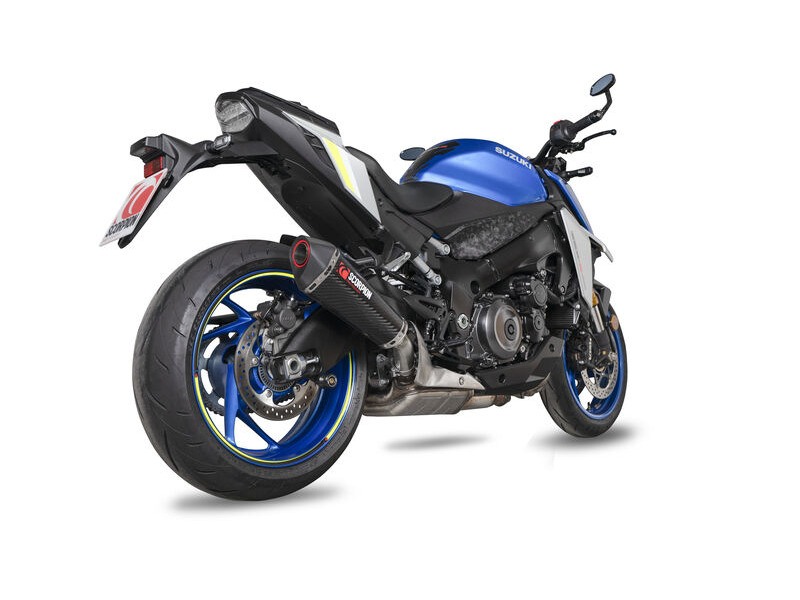 SCORPION EXHAUST Suzuki GSX-S 1000 Serket Taper Slip-on click to zoom image