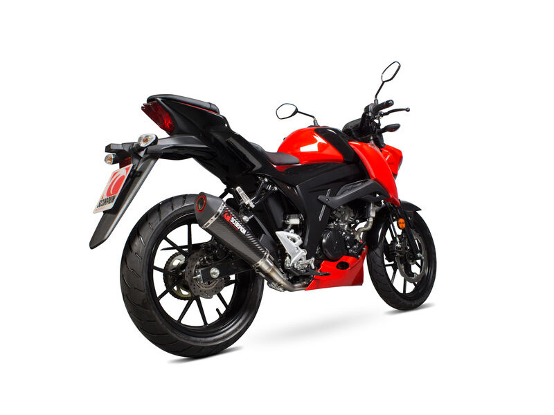 SCORPION EXHAUST Suzuki GSX-S 125 / GSX-S 150 Serket Taper Full System click to zoom image