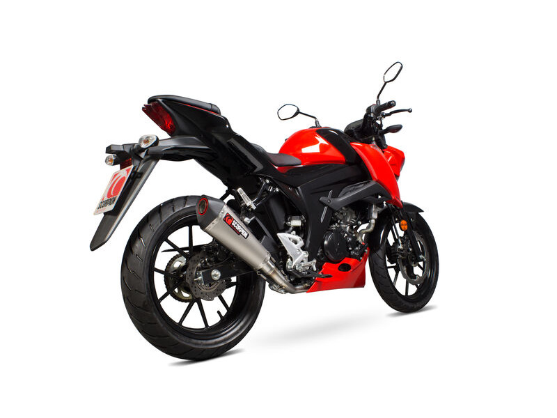 SCORPION EXHAUST Suzuki GSX-S 125 / GSX-S 150 Serket Taper Full System click to zoom image