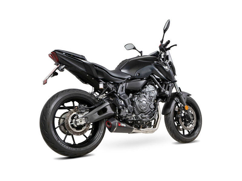 SCORPION EXHAUST Yamaha MT-07 Serket Taper Full System click to zoom image