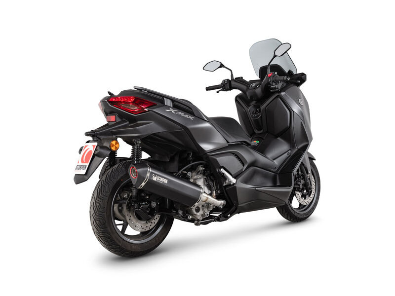 SCORPION EXHAUST Yamaha X-Max 300 Euro 5 Serket Parallel Slip-on click to zoom image
