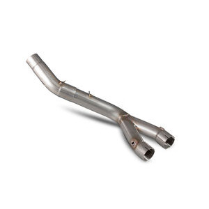 SCORPION EXHAUST Yamaha YZF-R1 / YZF-R1 M Catalyst Removal Pipe - Stainless Steel 2015 > 2019