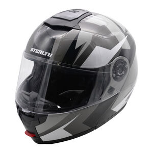 STEALTH V159 Flip Road Helmet Graphic Mono Gloss click to zoom image