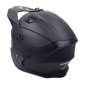 STEALTH Stealth Fighter Multi Function Motorcycle Full & Open Face Helmet - Matt Black click to zoom image