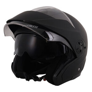 STEALTH Metro Open Face Helmet - Matt Black click to zoom image