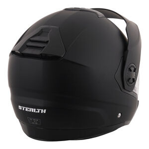 STEALTH Metro Open Face Helmet - Matt Black click to zoom image