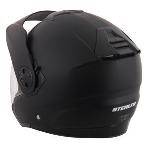 STEALTH Metro Open Face Helmet - Matt Black click to zoom image