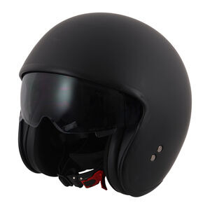 STEALTH Open Face Helmet - Matt Black click to zoom image