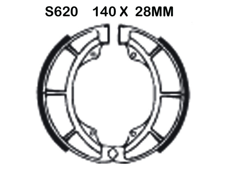 EBC BRAKES Brake Shoes S620-SPECIAL ORDER click to zoom image
