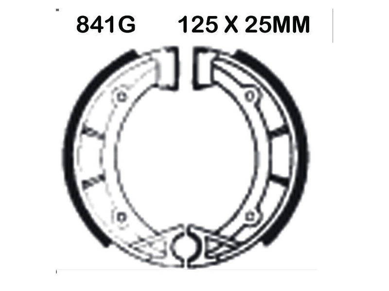 EBC BRAKES Brake Shoes 841G-SPECIAL ORDER click to zoom image