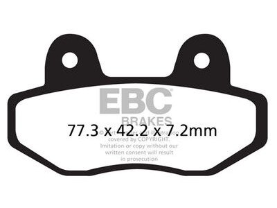 EBC BRAKES Brake Pads FA622TT-SPECIAL ORDER
