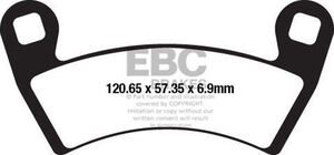EBC BRAKES Brake Pads FA656TT-S/Order 