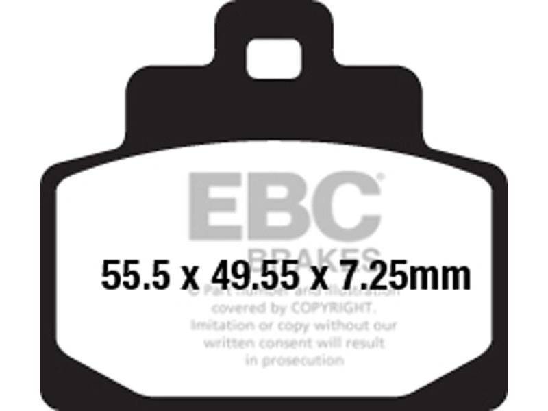 EBC BRAKES Brake Pads SFAC681-Special Order click to zoom image