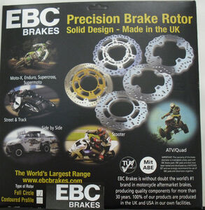 EBC BRAKES Brakes MD6165D Extreme Moto-X 