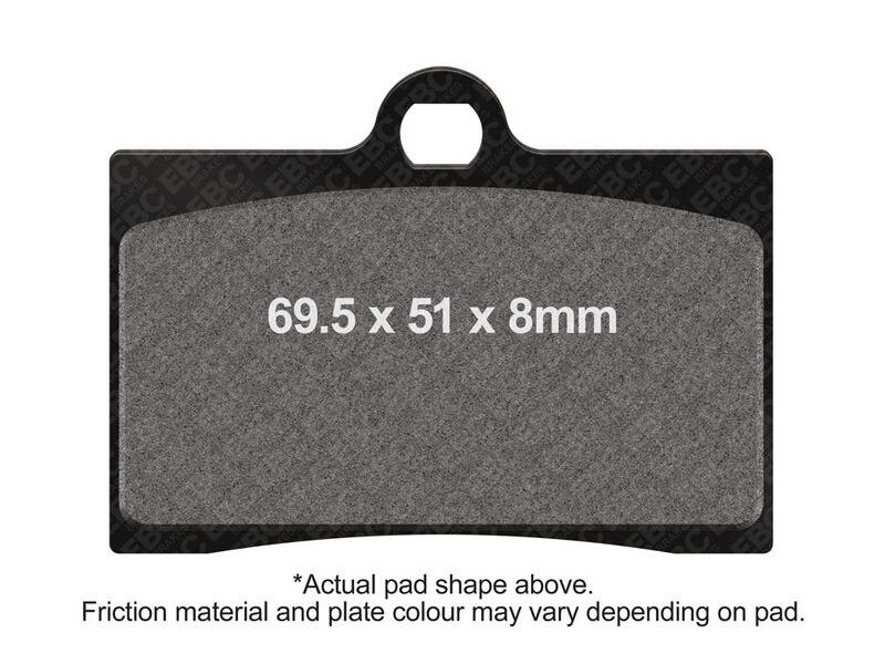 EBC BRAKES Brake Pads FA095V click to zoom image