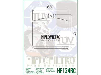 HIFLOFILTRO HF124RC Oil Filter