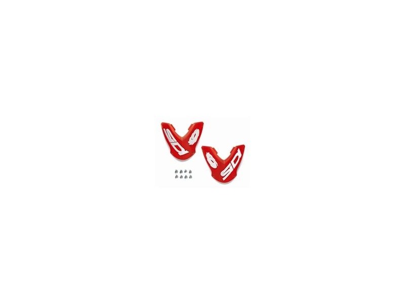 SIDI ST/Vortice Nylon Outer Shin Plate-Red/White (90) click to zoom image