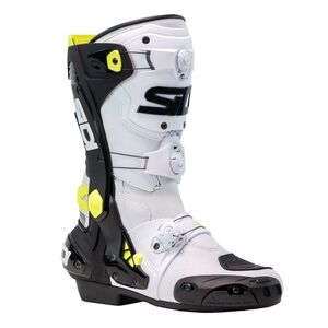 SIDI Rex CE Boots White/Black/Yellow 