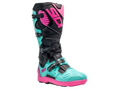 SIDI Crossfire 3 SRS CE Boots Black/Mint/Pink