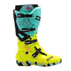 SIDI Crossair X CE Boots Mint/Fluo Yellow click to zoom image