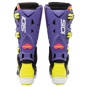 SIDI Crossfire 3 SRS CE Boots Violet/Black/Fluo Yellow click to zoom image