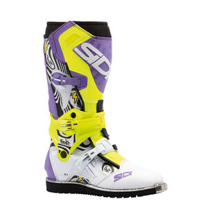 SIDI Crossair CE Boots Billy Bolt LE Purple/Yellow 