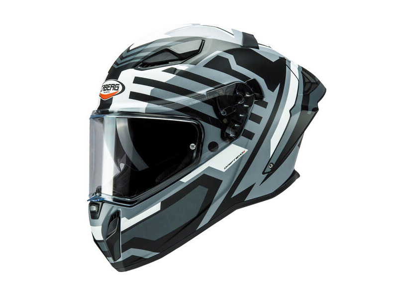 CABERG Drift Evo II Horizon Matt Grey/Black/White Helmet click to zoom image