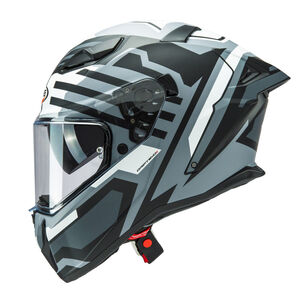 CABERG Drift Evo II Horizon Matt Grey/Black/White Helmet click to zoom image