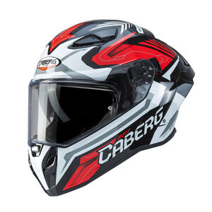 CABERG Drift Evo II Jarama Black/White/Red Helmet click to zoom image