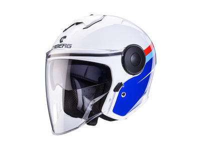 CABERG Soho Zephir White/Blue/Red Helmet S/O