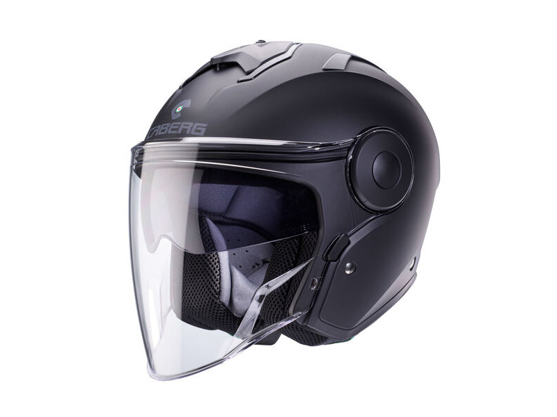 CABERG Soho Matt Black Helmet S/O click to zoom image