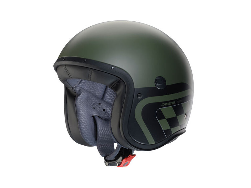 CABERG Freeride X Daytona Matt Military Green/Black/Silver Helmet click to zoom image