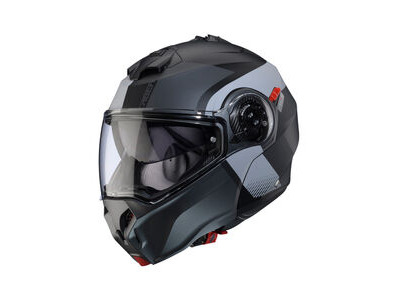 CABERG Duke Evo Indy Matt Black/Gun/Grey Helmet