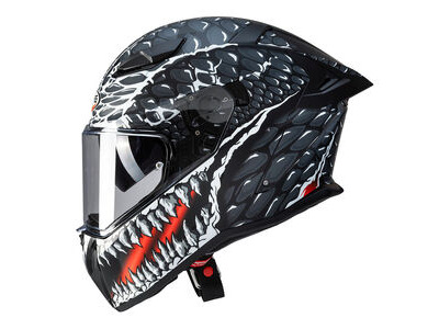 CABERG Drift Evo II Crok Matt Black/Anthracite/Red Full Face Motorcycle Helmet