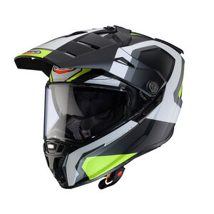 CABERG Tanami Scram Matt Black/Grey/White/Yellow Fluo Helmet 