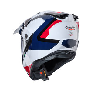 CABERG Tanami Scram White/Red/Blue Helmet click to zoom image