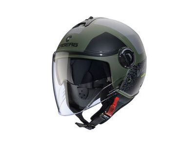 CABERG Riviera V4X Alpha Matt Military Green/Blk/Grey Helmet