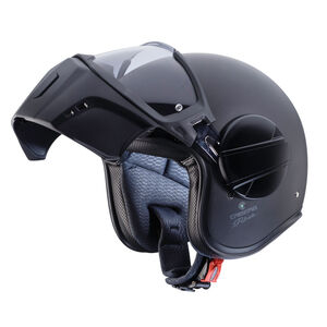 CABERG Jet Ghost X Matt Black Helmet click to zoom image