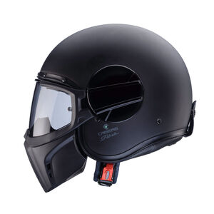 CABERG Jet Ghost X Matt Black Helmet click to zoom image