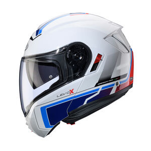 CABERG Levo X Elite White/Red/Blue/Light Blue Helmet Special Order click to zoom image