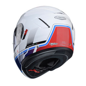 CABERG Levo X Elite White/Red/Blue/Light Blue Helmet Special Order click to zoom image